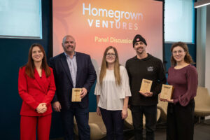 Homegrown Ventures Conference With Speakers Gus Minor, Dylan Lloyd,
Hilary Deverell And MC Melissa Deschenes